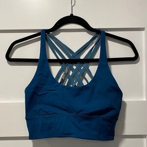 Lululemon Athletica | Teal Strappy Sports Bra size 8